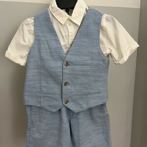 H&M Blue and White Matching Sets for Formal Elegance